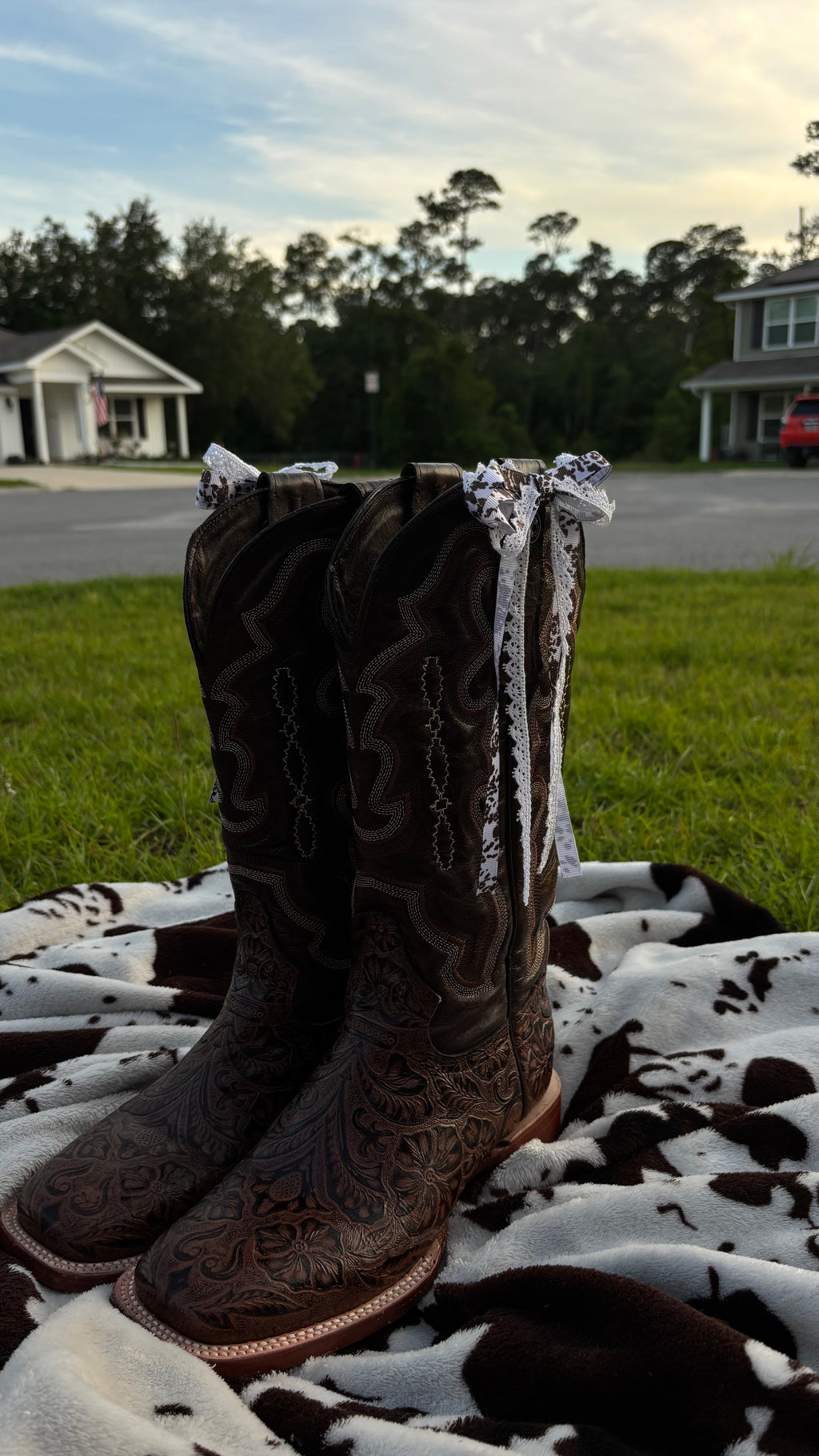 Cattle coquette Boot Bows￼