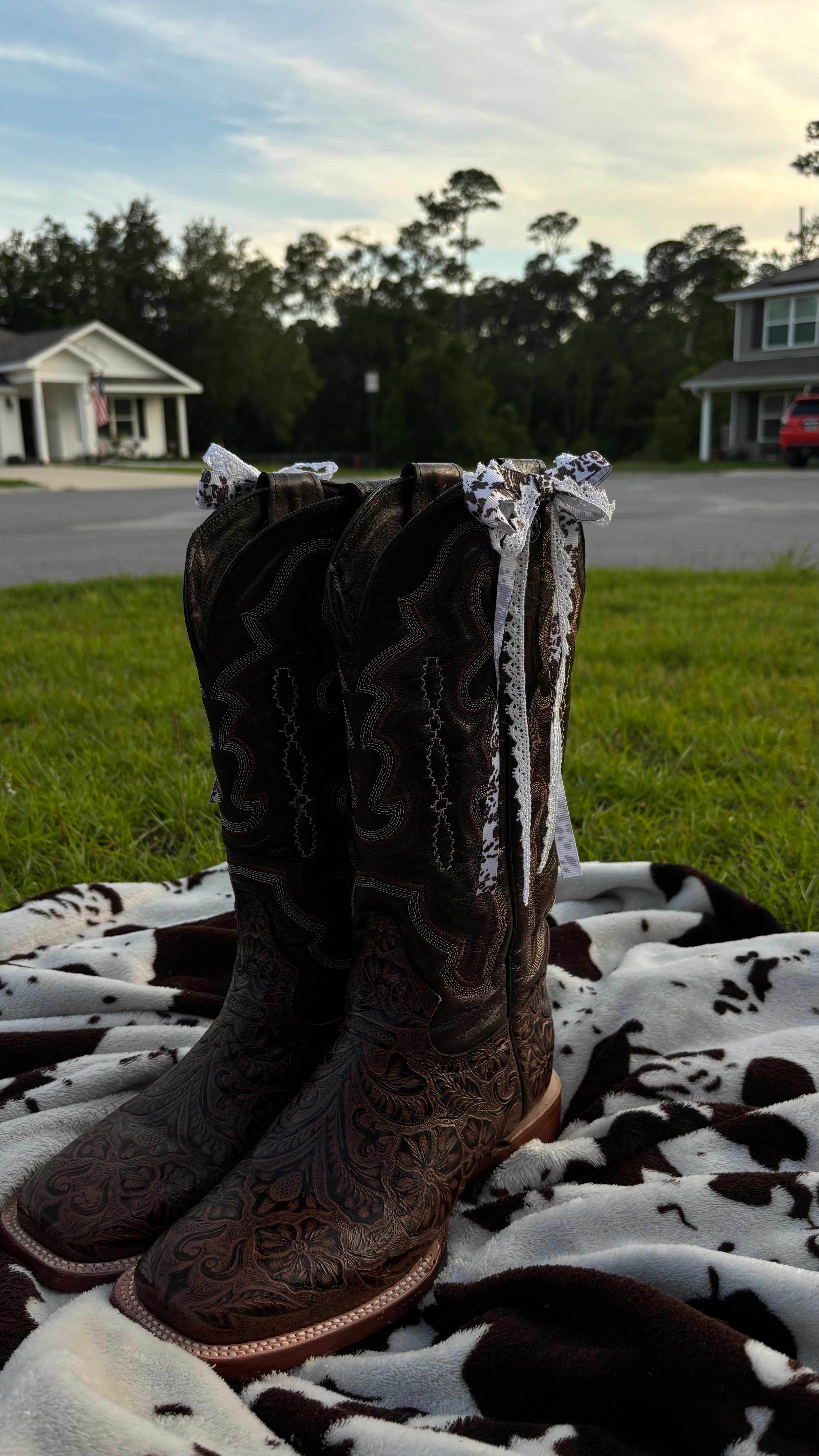Cattle coquette Boot Bows￼