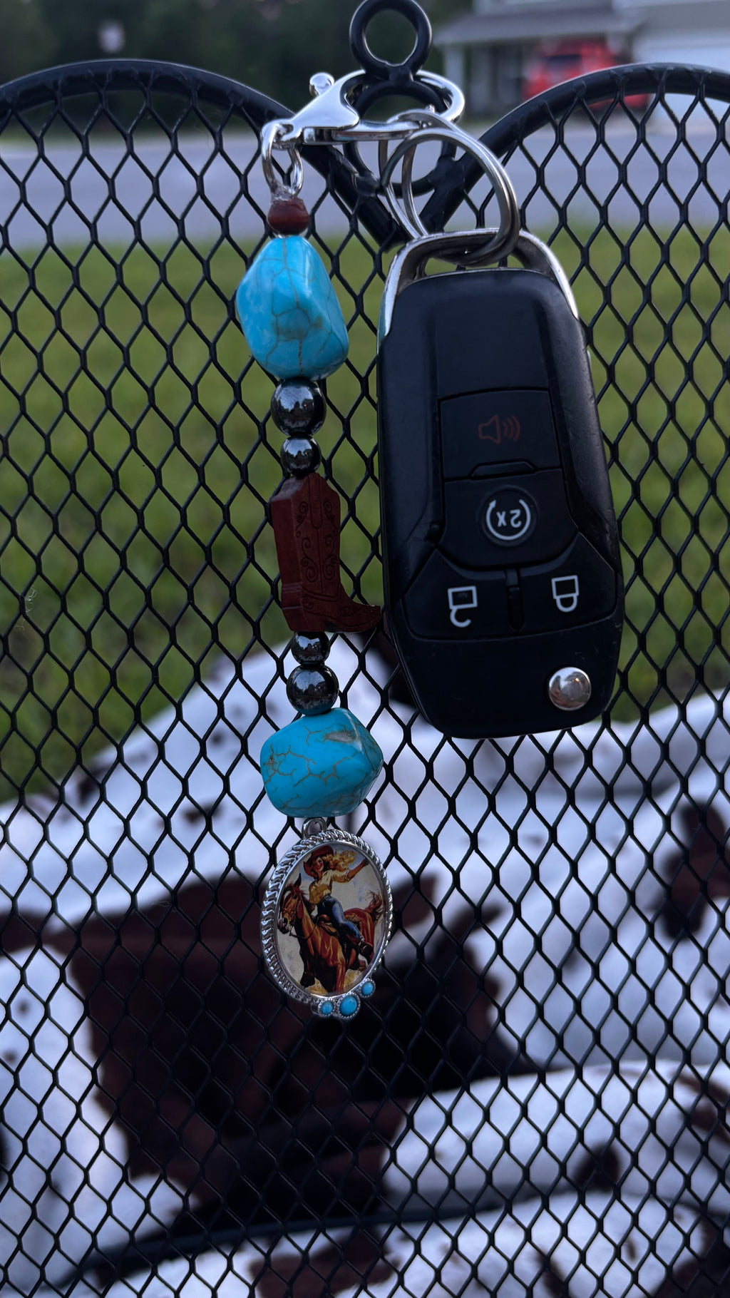 Classic Cowgirl Key Chain