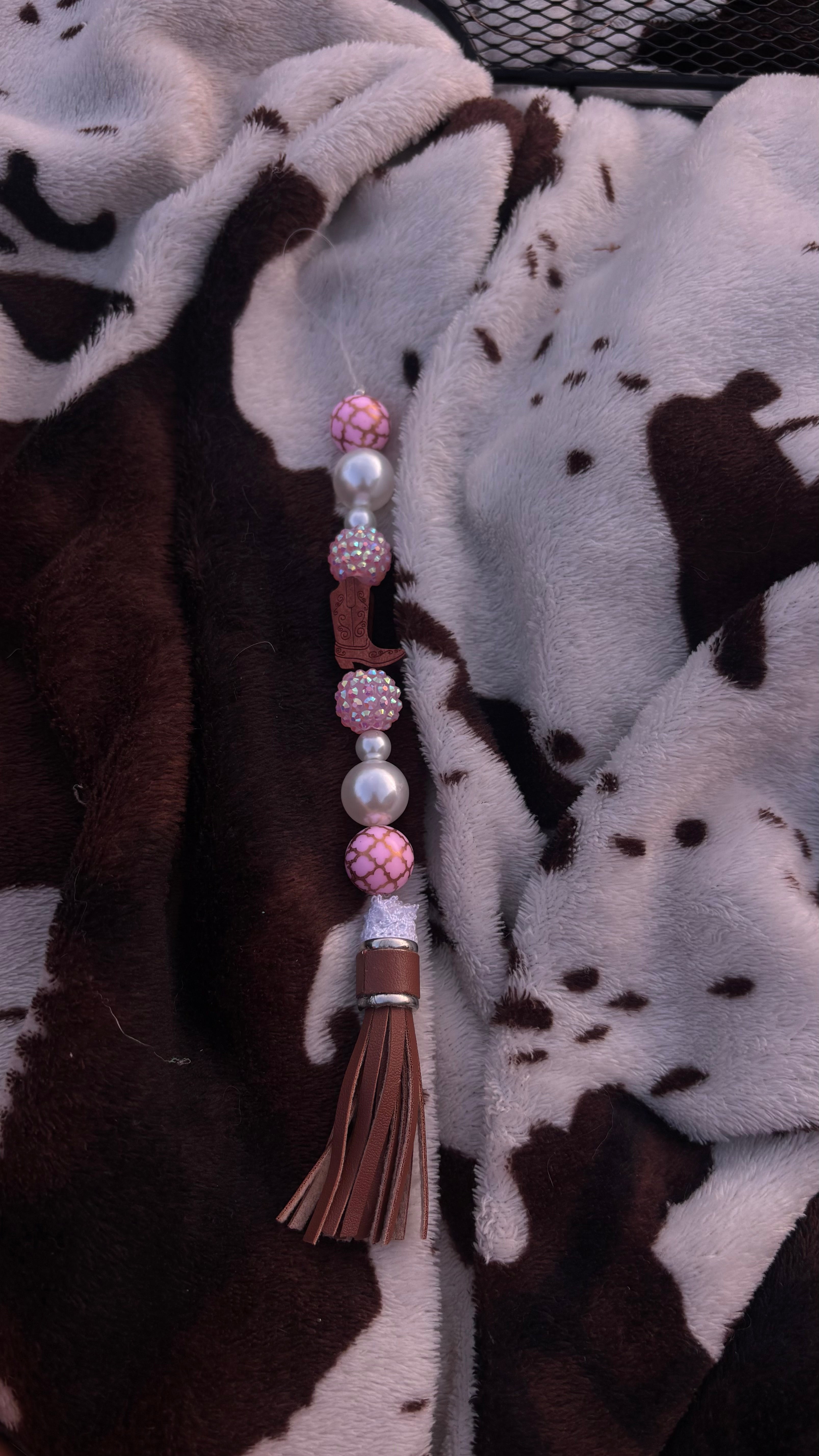 Pink sands Tumbler Tassel