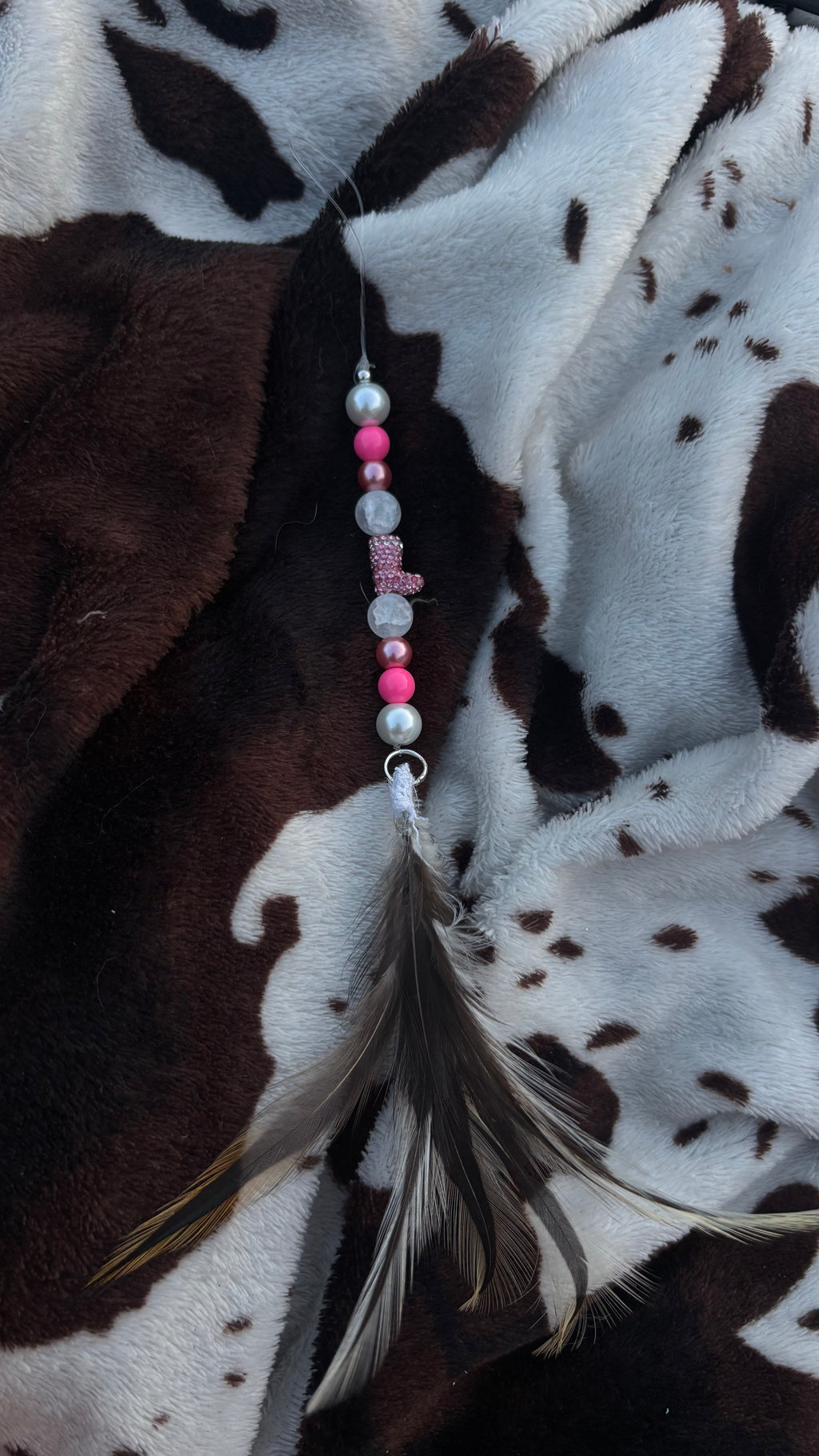 Pink Native Tumbler Tassel