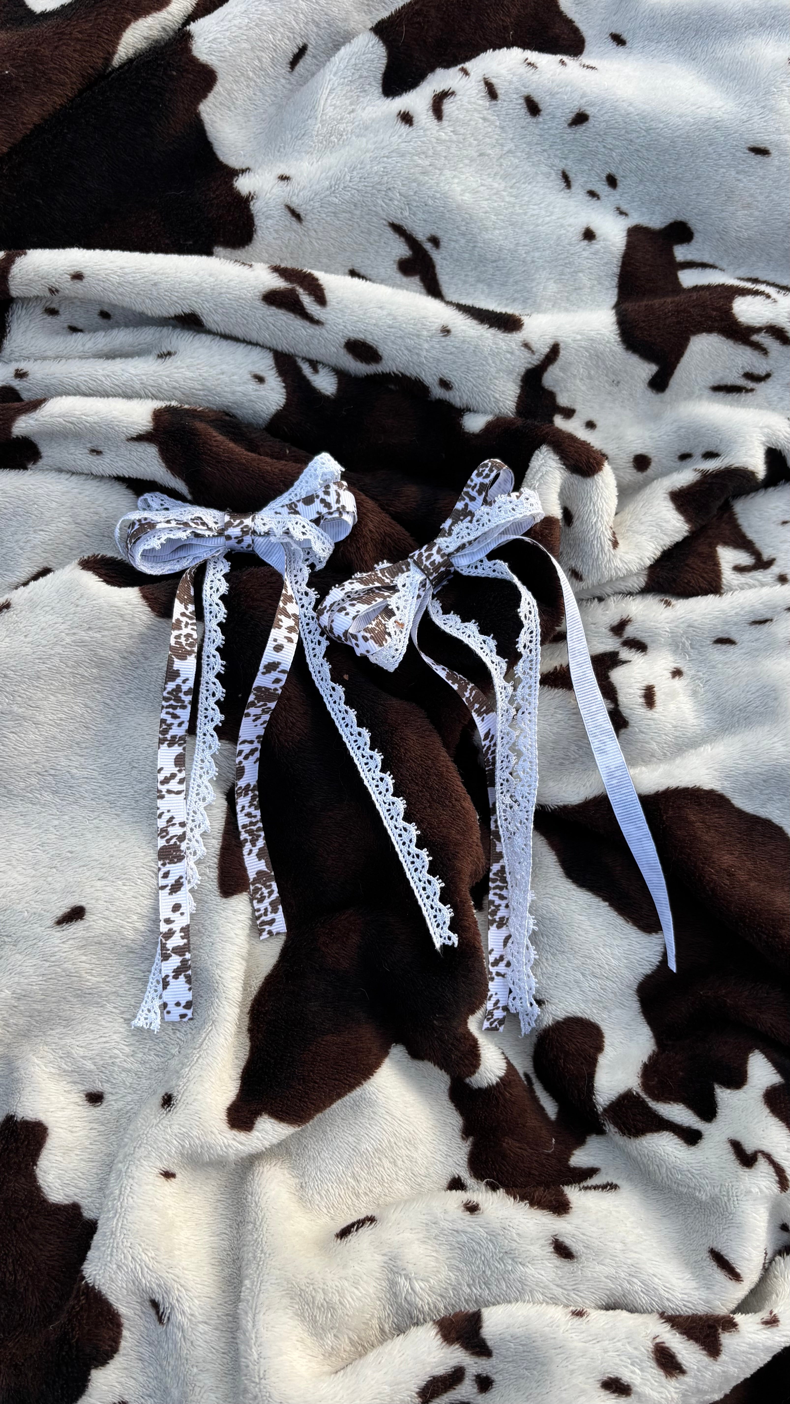 Cattle coquette Boot Bows￼
