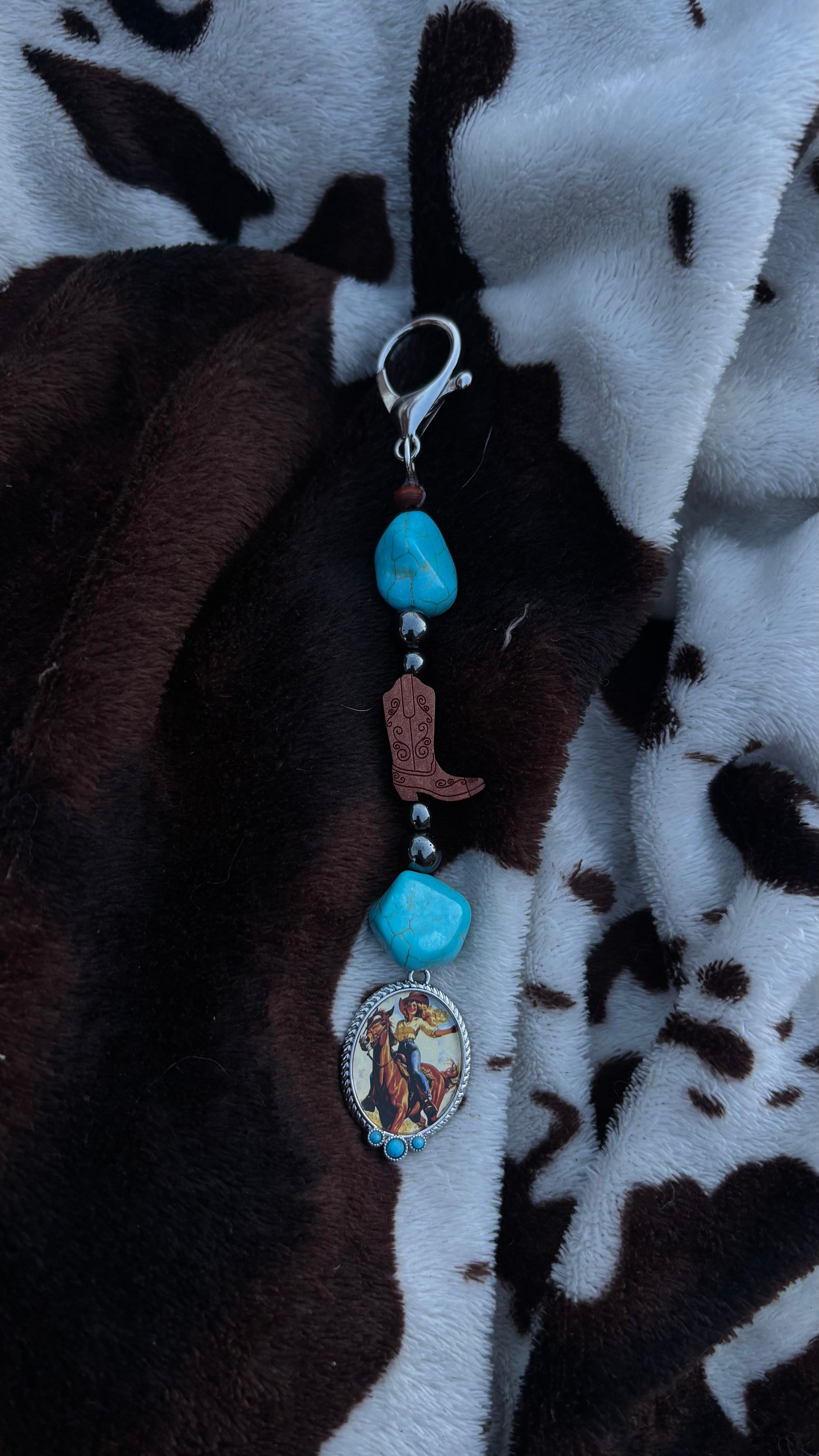 Classic Cowgirl Key Chain