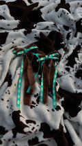 Turning-To-Turquoise Boot Bows