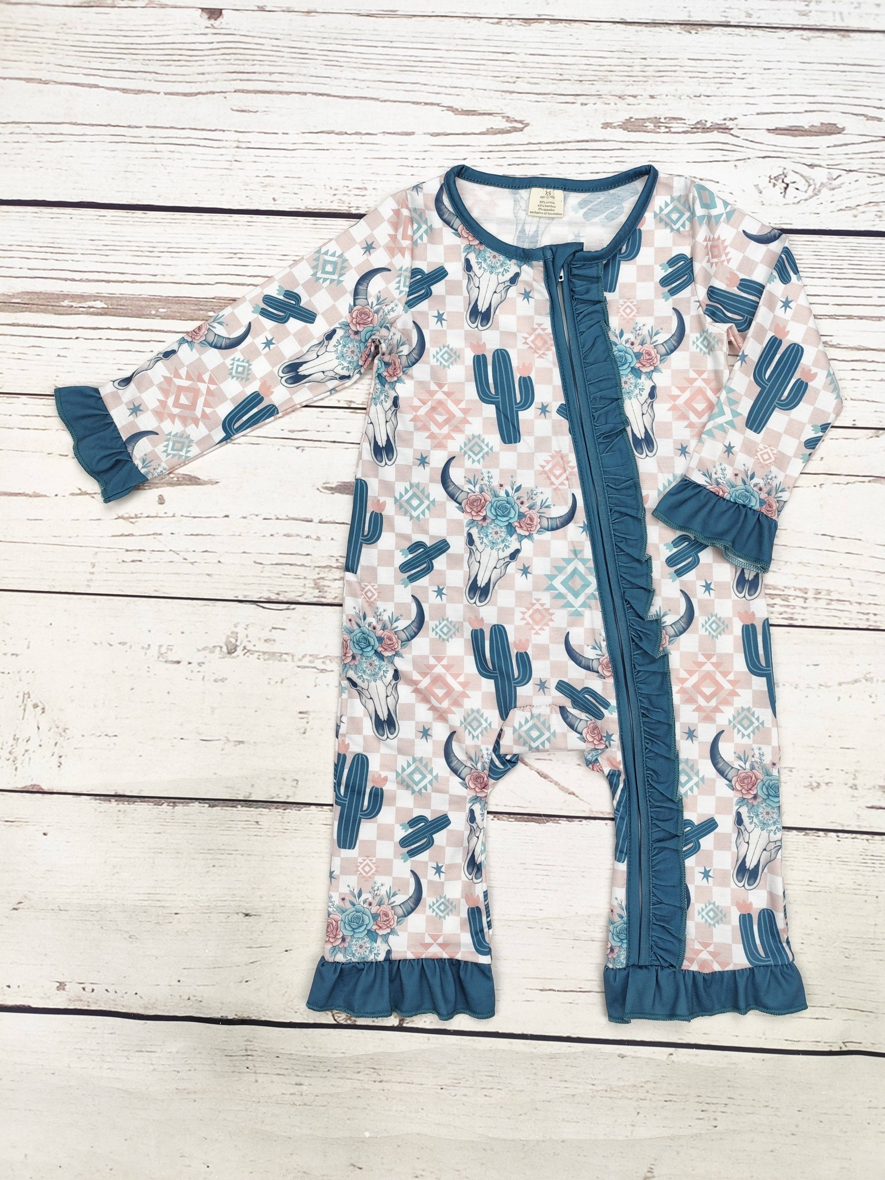 Western Baby  Zip Sleeper: 0-3M