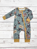 Baby Boy Gone Hunting Zippy Sleeper: 0-3M