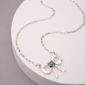 Western Short Tail Bow Pendant Necklace